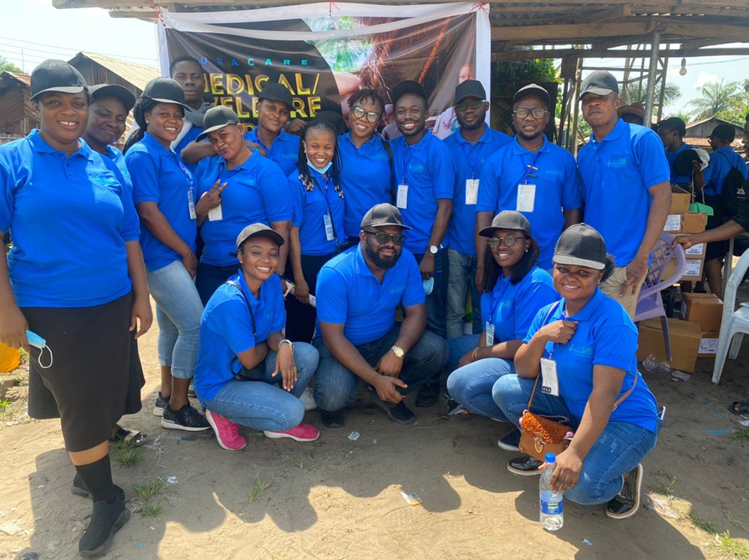 The Euracare hospital 2nd medical mission to Iba Oloja village to deliver medication, food and clothing, a huge success