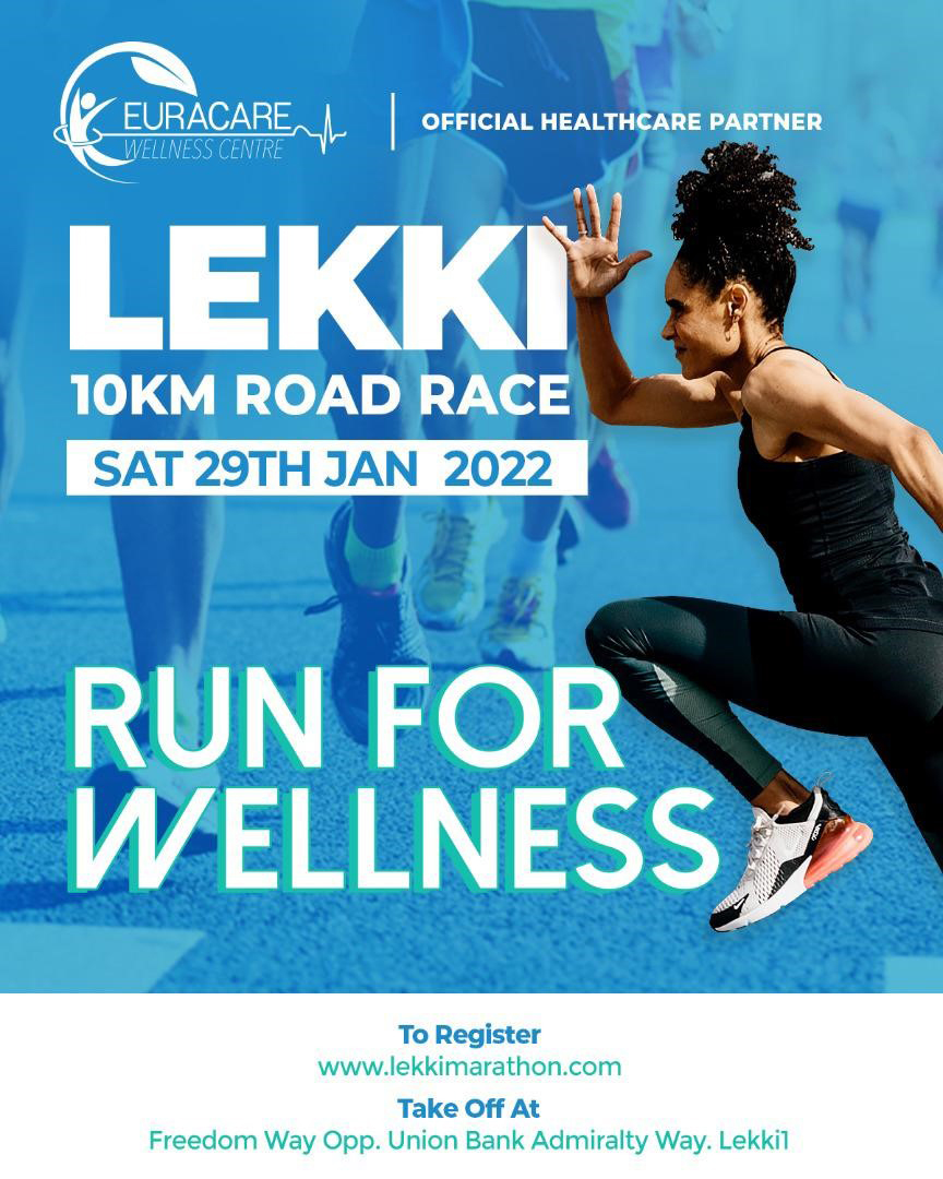 Euracare Wellness Centre is an official Healthcare Partner of Lekki 10km Road Race